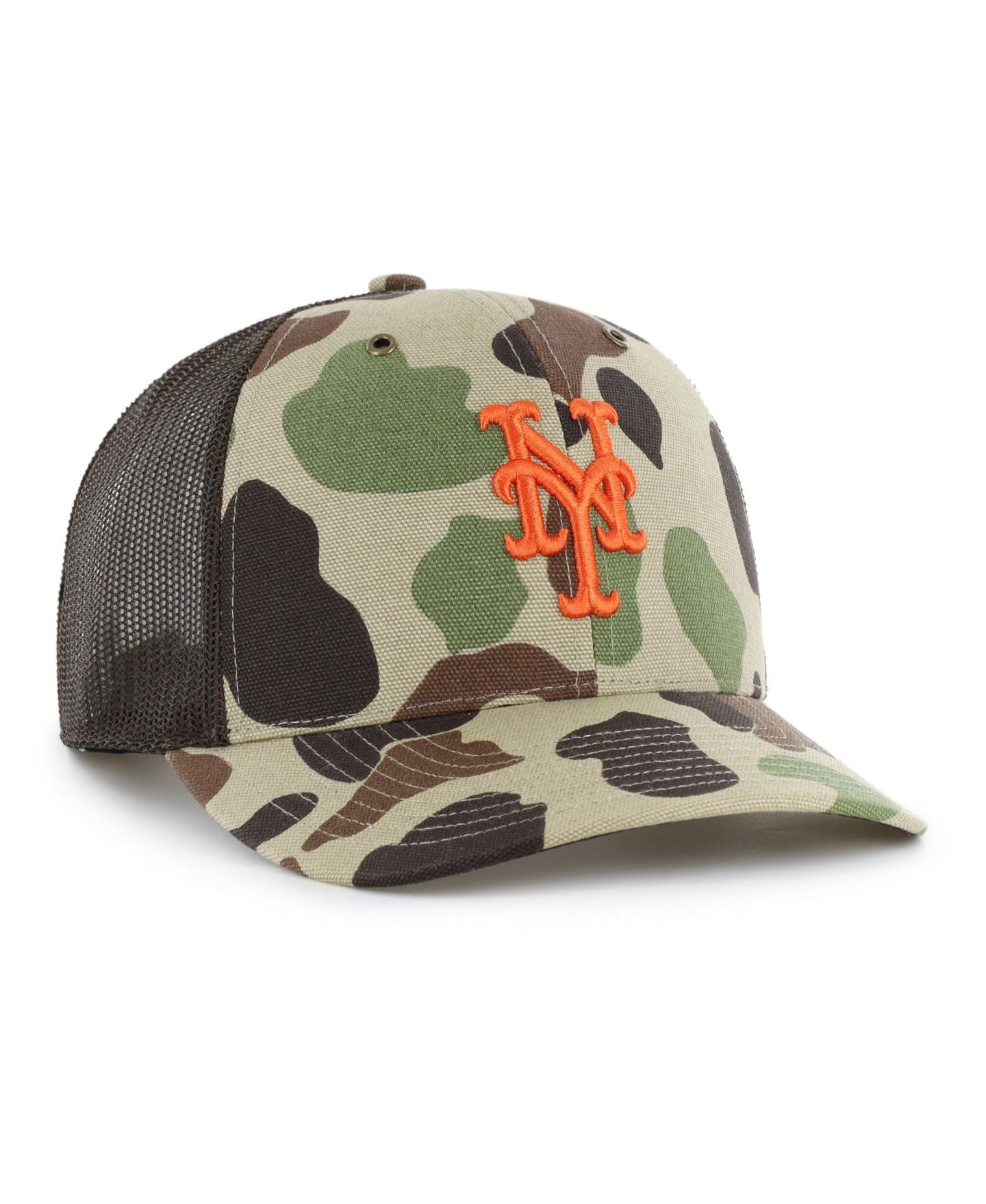 Мужская кепка '47 Brand Camo New York Mets Duck Camo Trucker Hat — фото 2