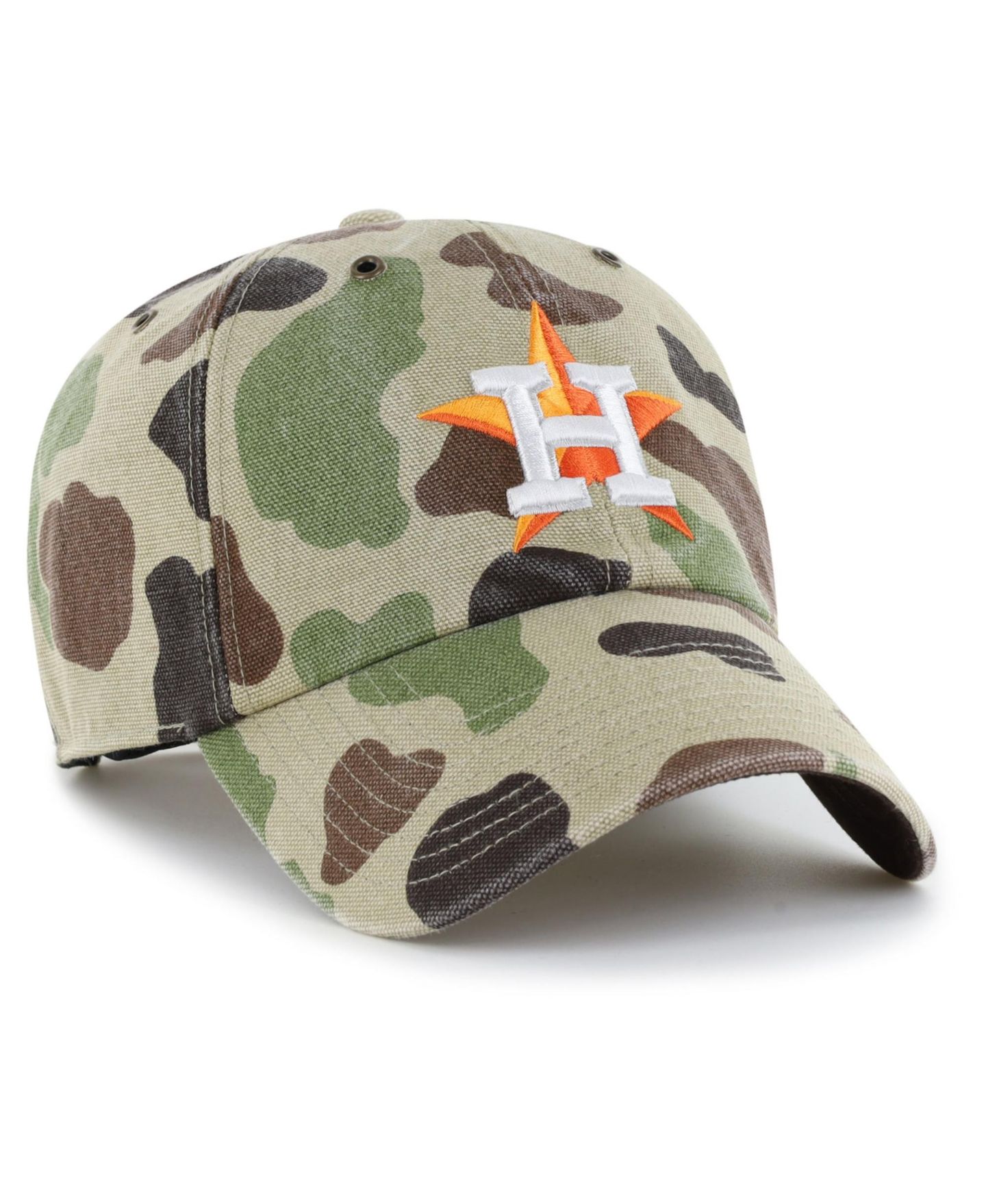 Мужская кепка '47 Brand Camo Houston Astros Duck Camo Clean Up Adjustable Hat — фото 2