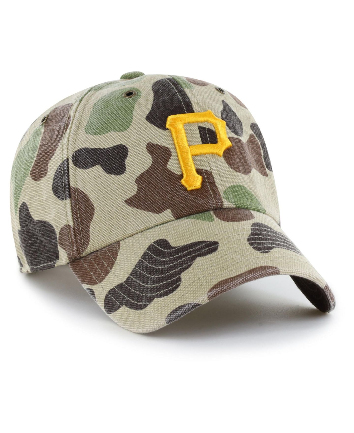 Мужская кепка '47 Brand Camo Pittsburgh Pirates Duck Camo Clean Up Adjustable Hat — фото 2