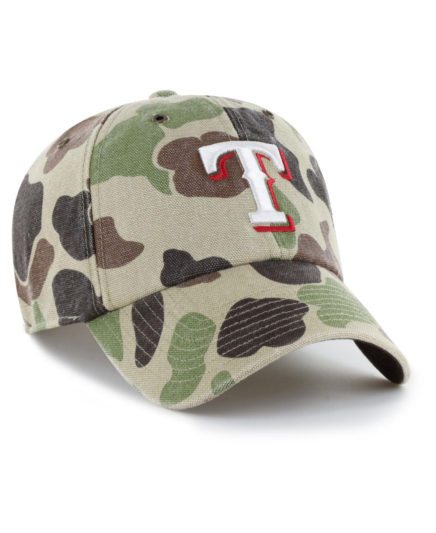Мужская кепка '47 Brand Camo Texas Rangers Duck Camo Clean Up Adjustable Hat — фото 2