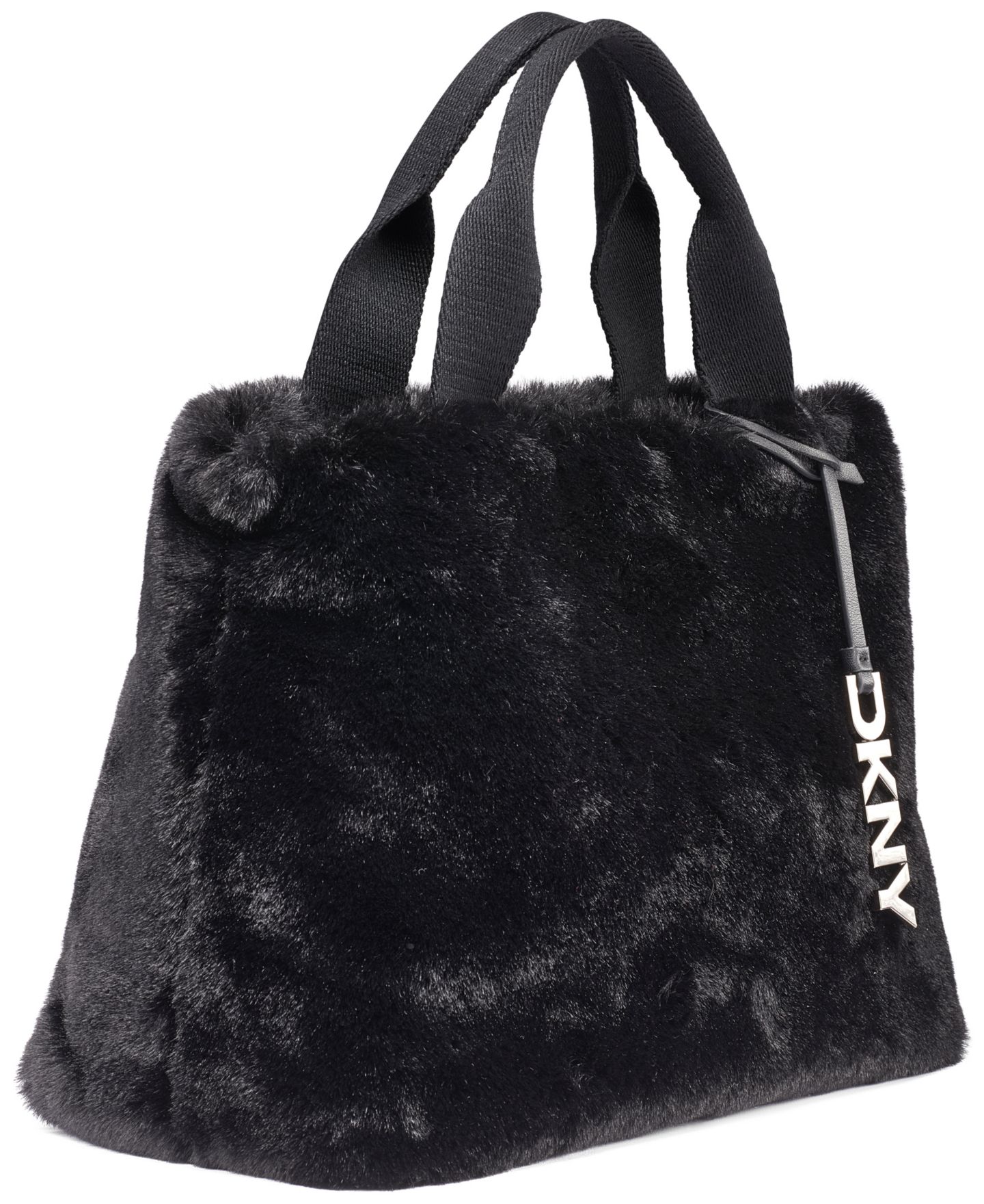 Женская сумка DKNY Roni Medium Satchel, цвет: Чёрный / Графитовый — фото 3