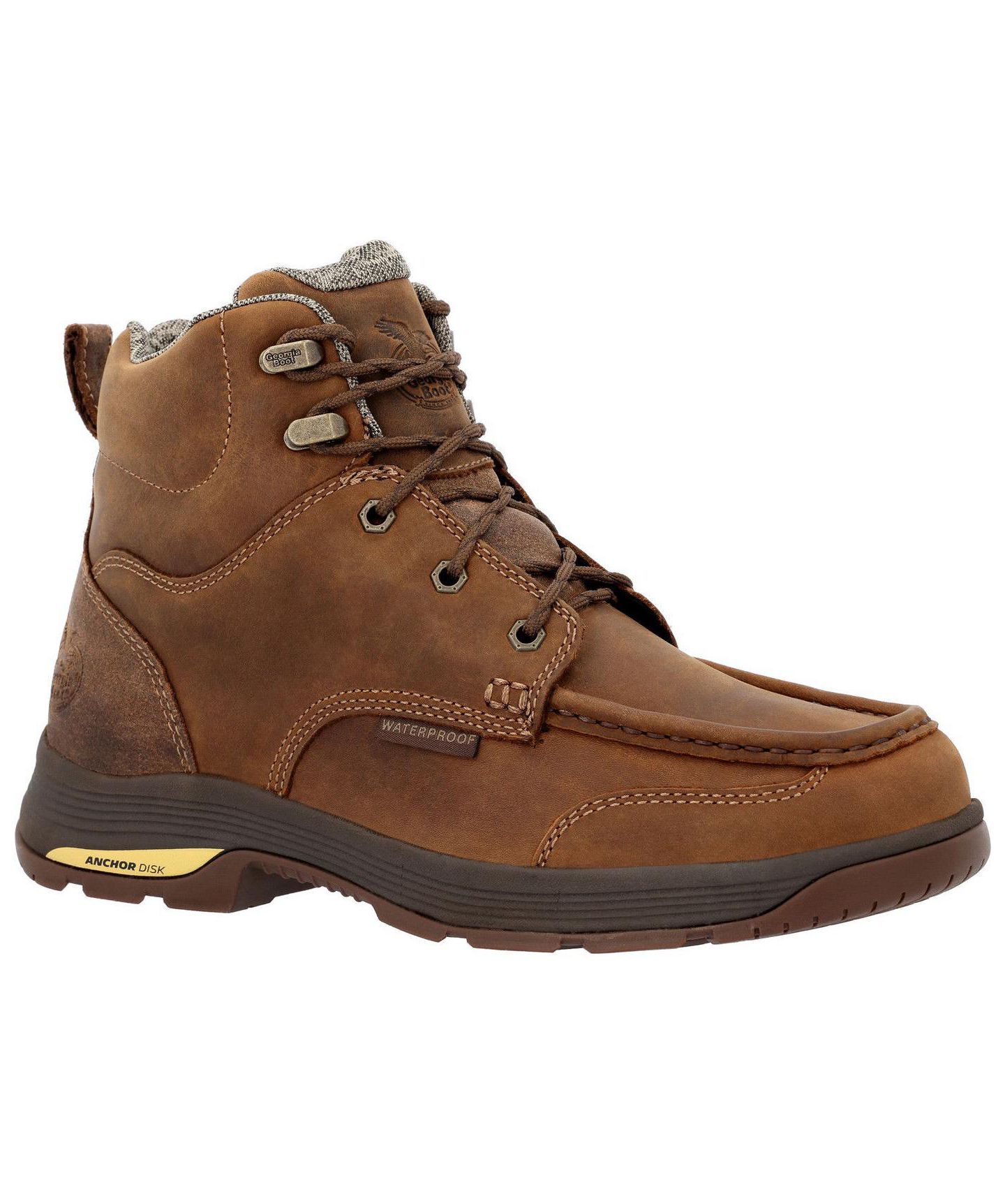 Мужские ботинки GEORGIA BOOT Athens SuperLyte Moc-Toe Waterproof Work Boot — фото 9
