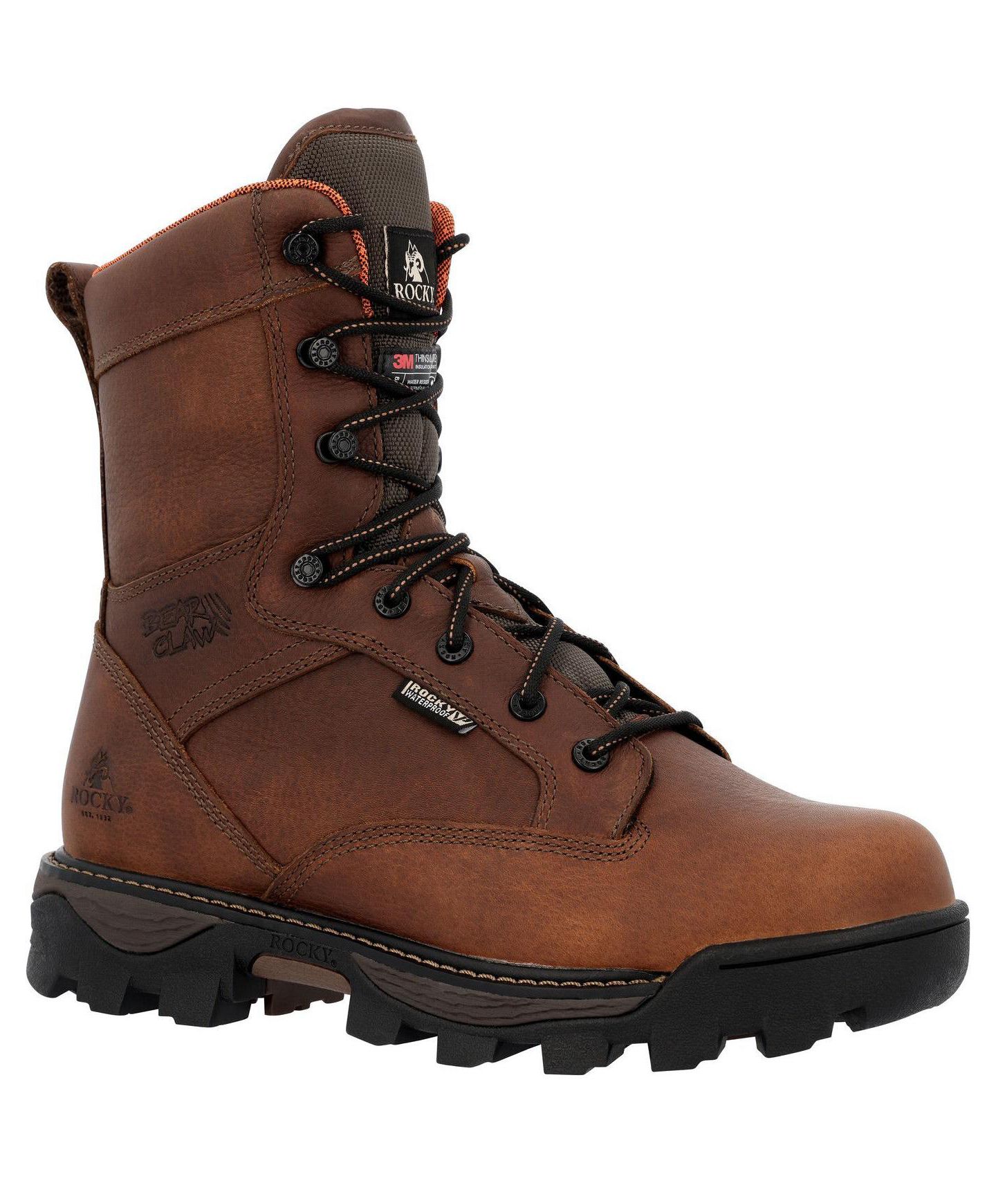 Мужские ботинки ROCKY BearClaw 400G Insulated Hunting Boot, цвет: Коричневый — фото 8