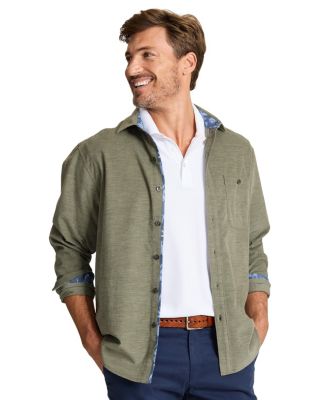 Men's Coastline Long-Sleeve Regular-Fit Corduroy Shirt