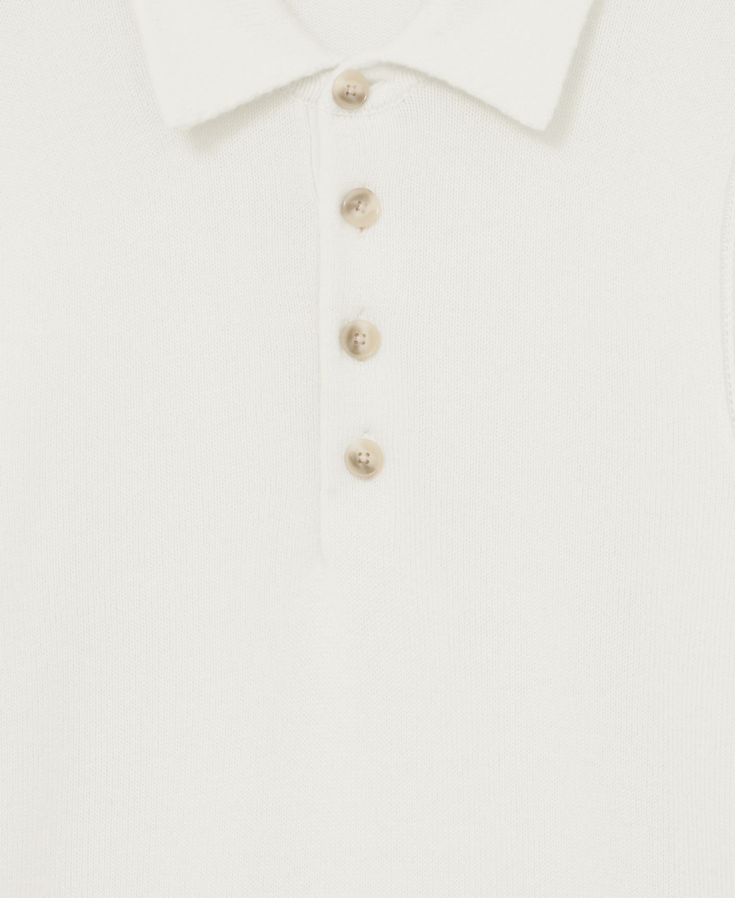 Мужской свитер REISS Deansgate Long-Sleeve Half-Button, цвет: Белый — фото 3