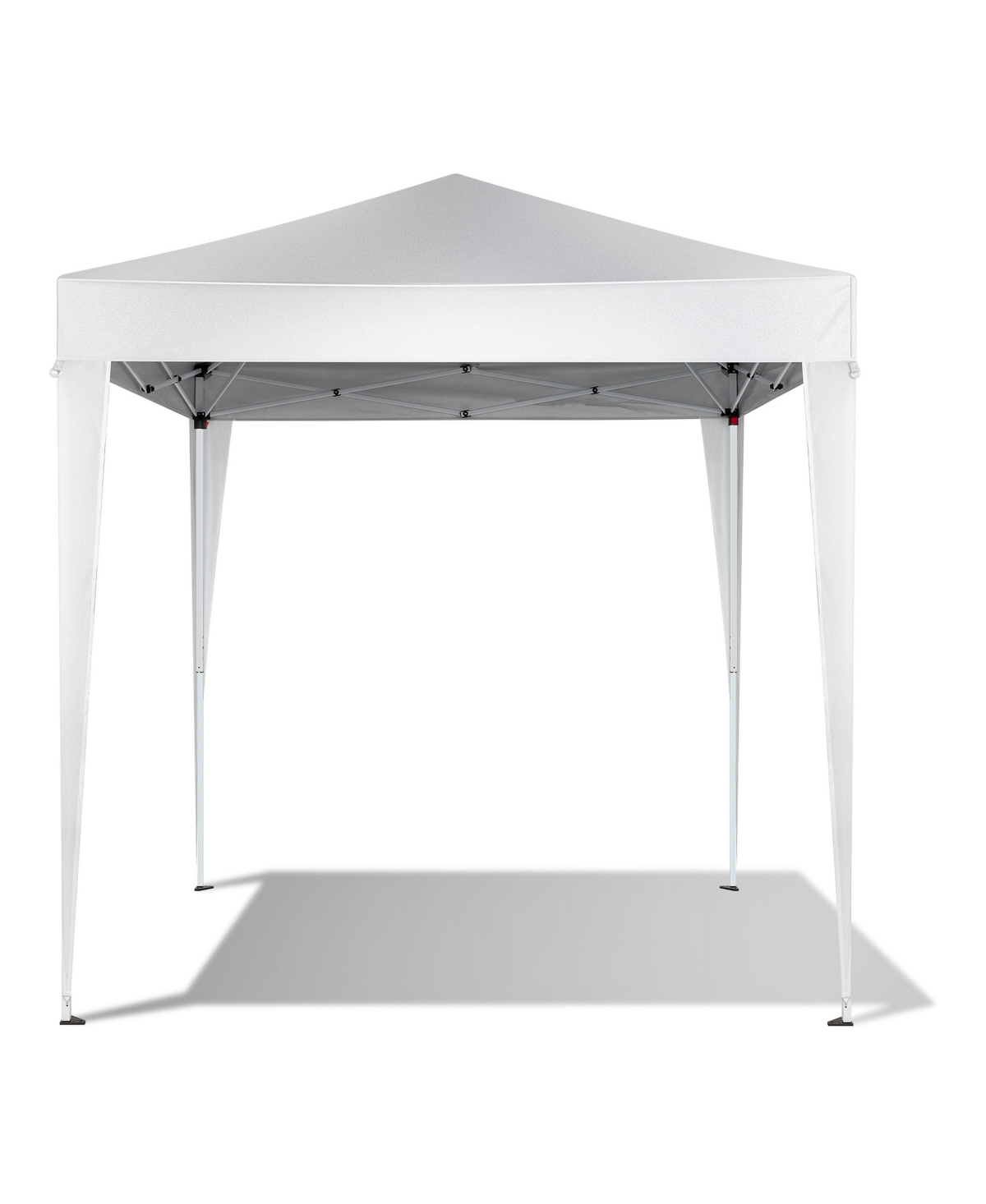 Sevorley 6.5x6.5ft Pop Up Canopy Tent, Outdoor Tent Canopy Foldable Portable Canopies for Camping, Patio, Easy Up Gazebo Canopy with Carry - White