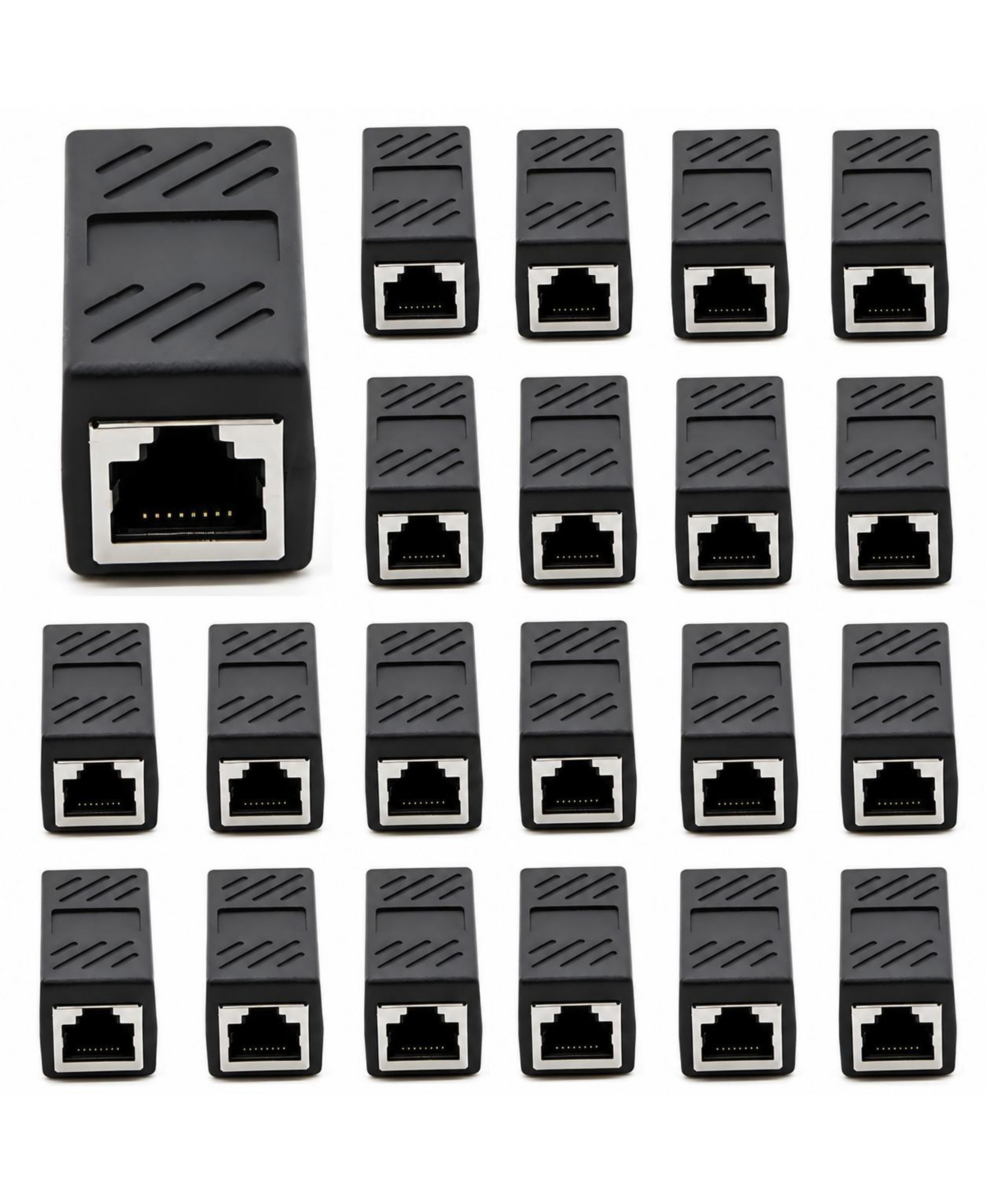 Lofree RJ45 10-Gigabit Female-to-Female Ethernet Cable Coupler Extender for Cat5/Cat6/Cat7