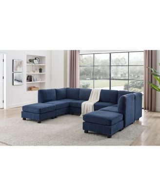 Polyester Upholstered Modular Sectional