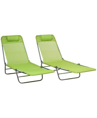 Folding beach chair, Matte Frame, Steel, Mesh Fabric Construction