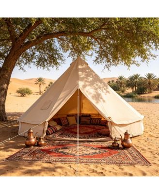 Canvas Bell Tent, made from cotton canvas, our canvas bell tent is durable, waterproof