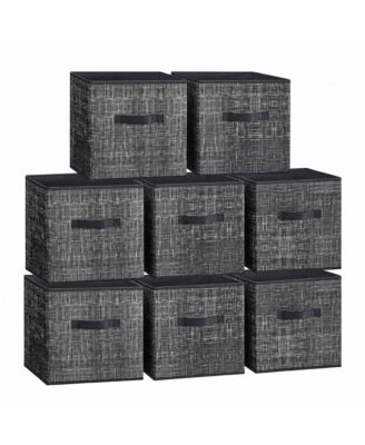 Set of 8 Foldable Storage Cubes with 7.1 Gal Capacity
