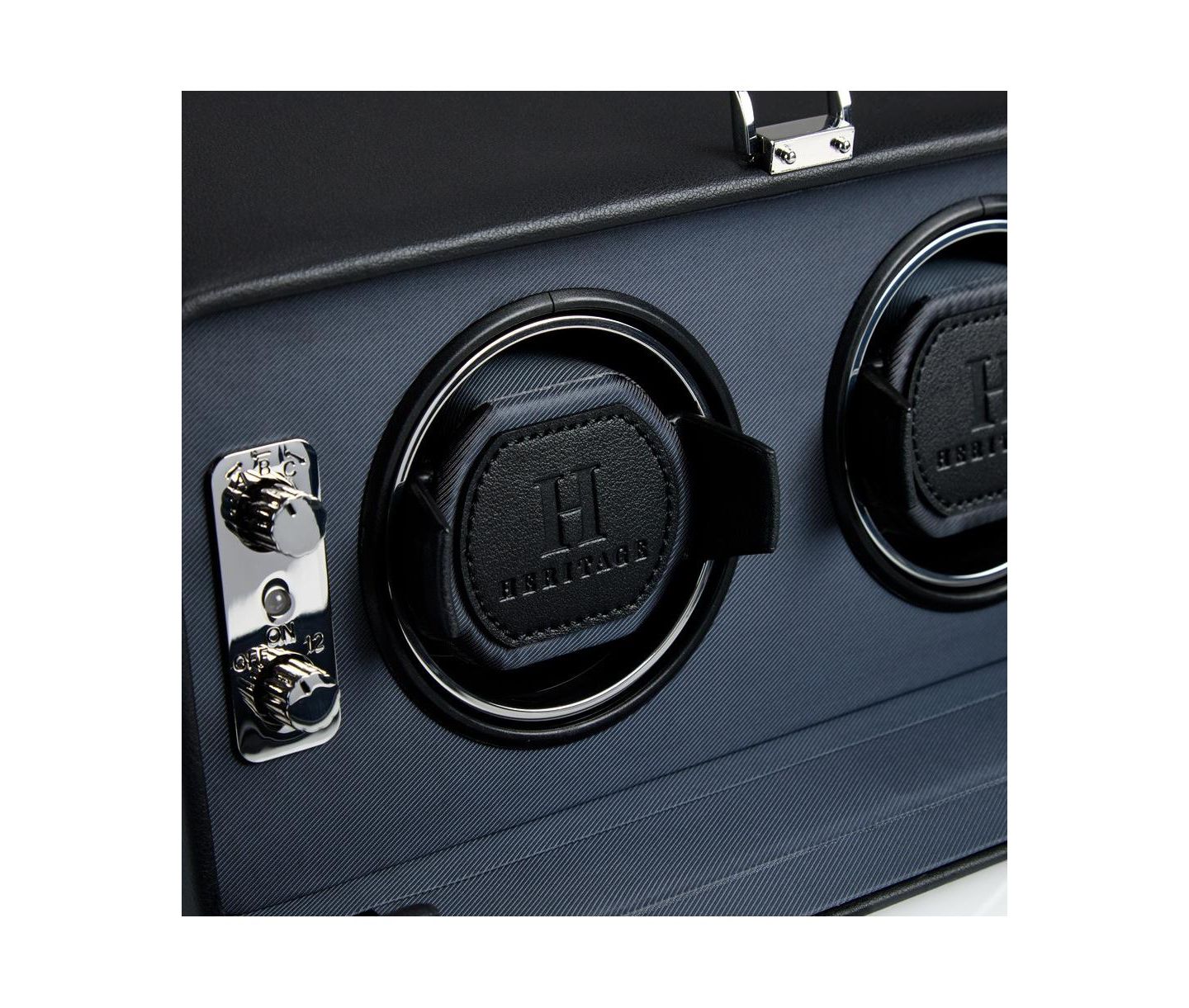 WOLF Heritage Windsor Double Watch Winder, цвет: Чёрный — фото 6