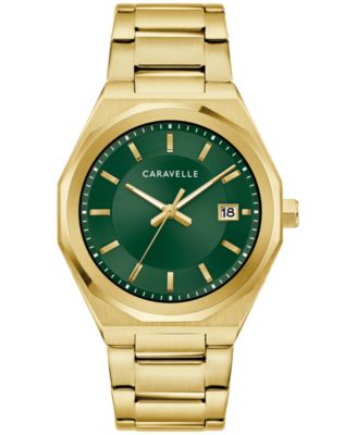 Men's Classic Dress Gold-Tone Stainless Steel Bracelet Watch 40mm