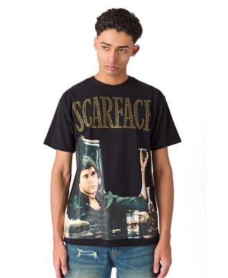 Men's Scarface Rhinestones Short Sleeve T-Shirt