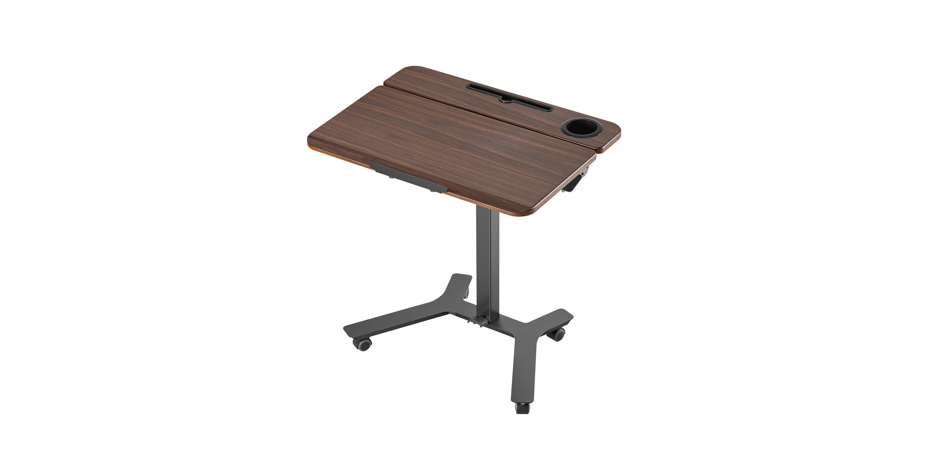 Sugift Adjustable Height Standing Desk with Tilting Top and Locking Casters