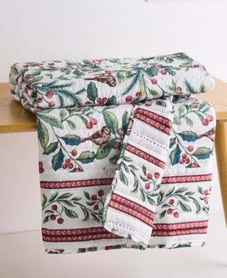 Berry Lane Reversible Quilted Throw, 50" x 60"