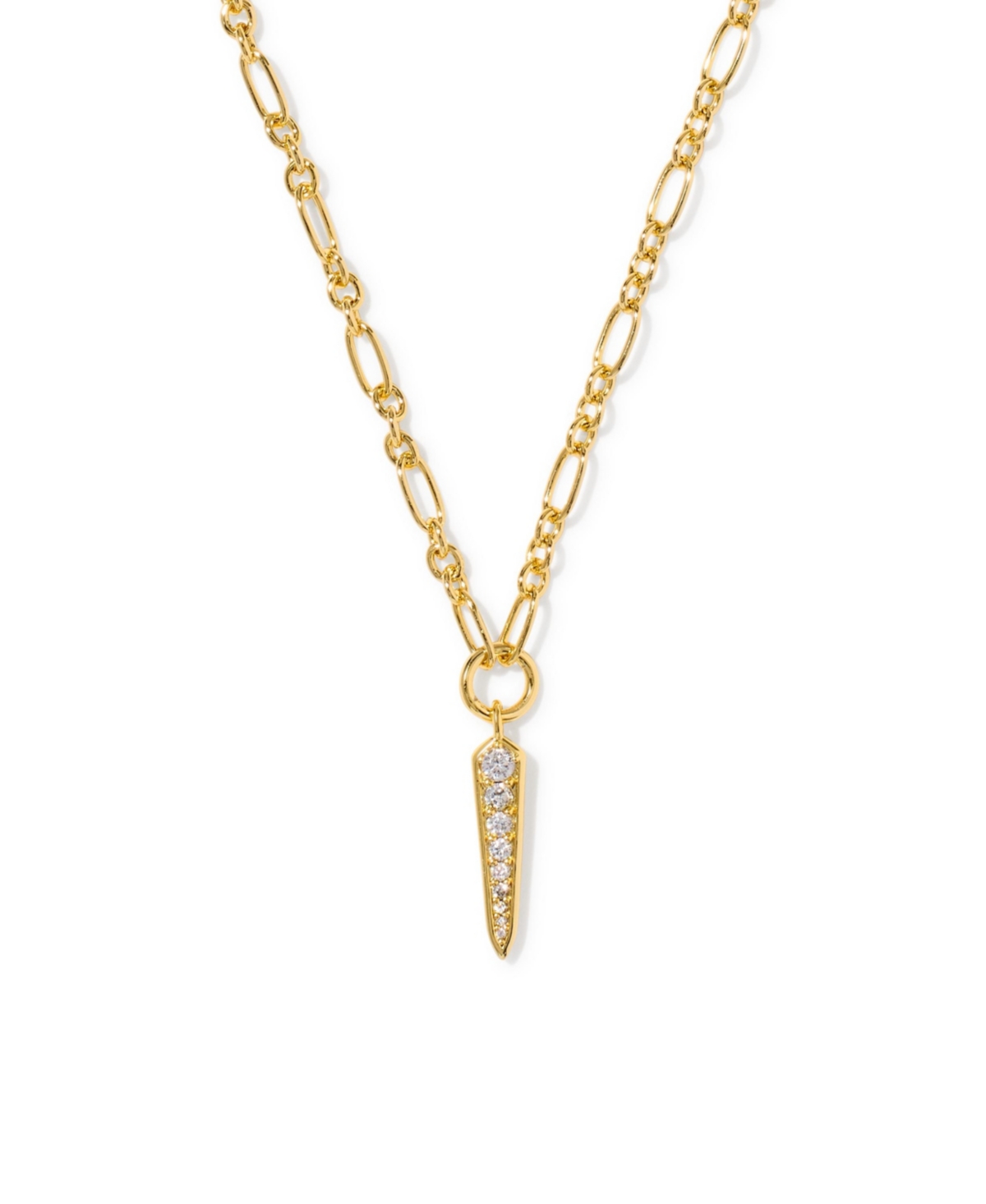 Kendra Scott Cubic Zirconia Gold Fate Necklace