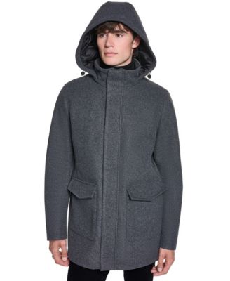 Men's Stadium Coat with Patch Pockets