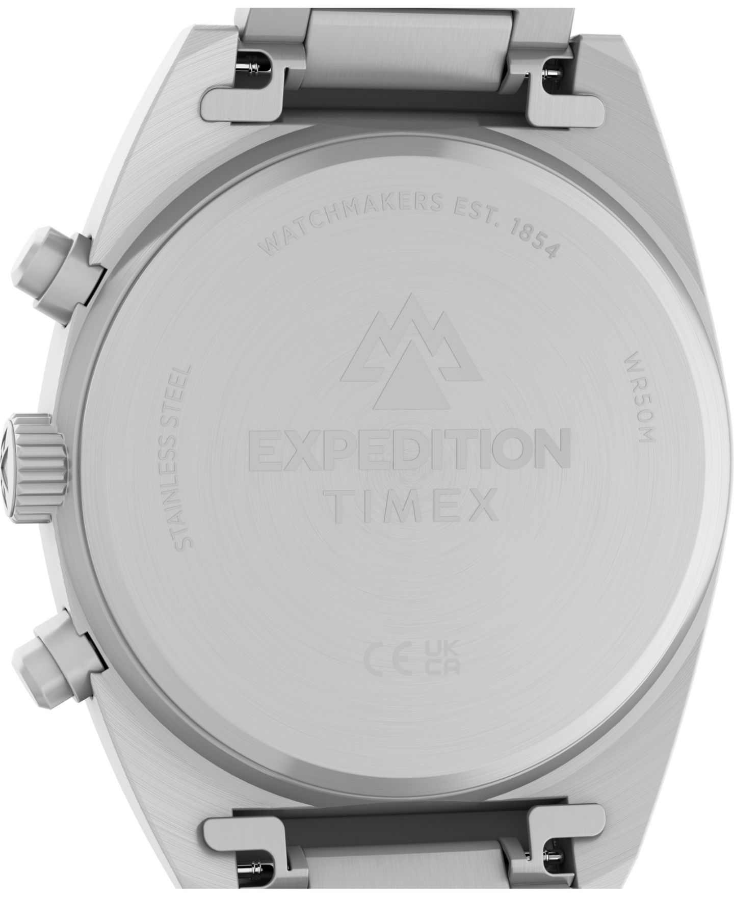 Мужские часы Timex Quartz Capstone Silver-Tone Stainless Steel 41mm — фото 4