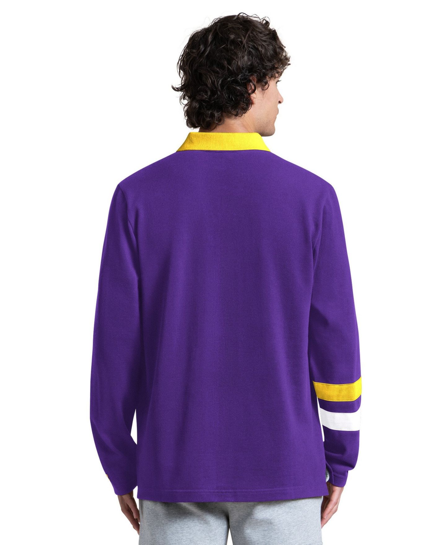 Мужская рубашка Starter Purple LSU Tigers Team Spirit Rugby — фото 2