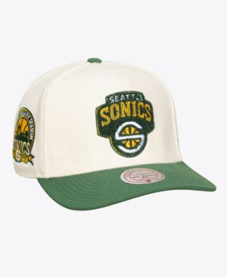 Men's and Women's Cream Seattle SuperSonics Cream Team Pro Adjustable Hat