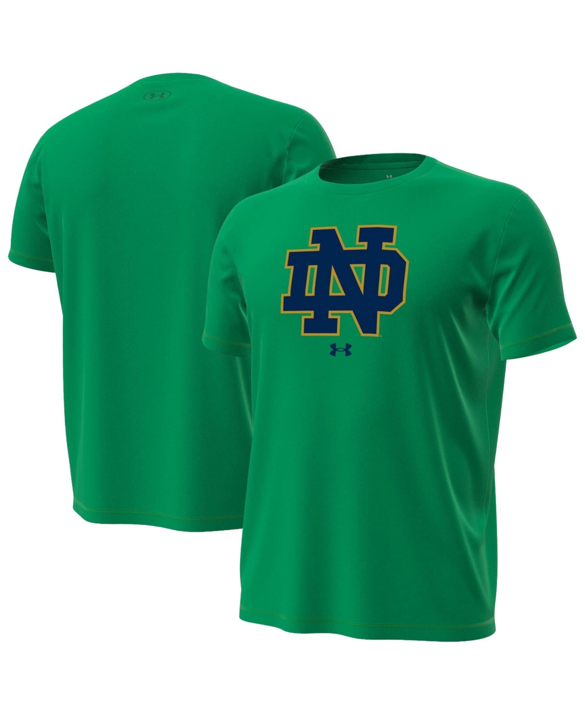 Under Armour Men's Kelly Green Notre Dame Fighting Irish Primary Tech Stretch T-Shirt