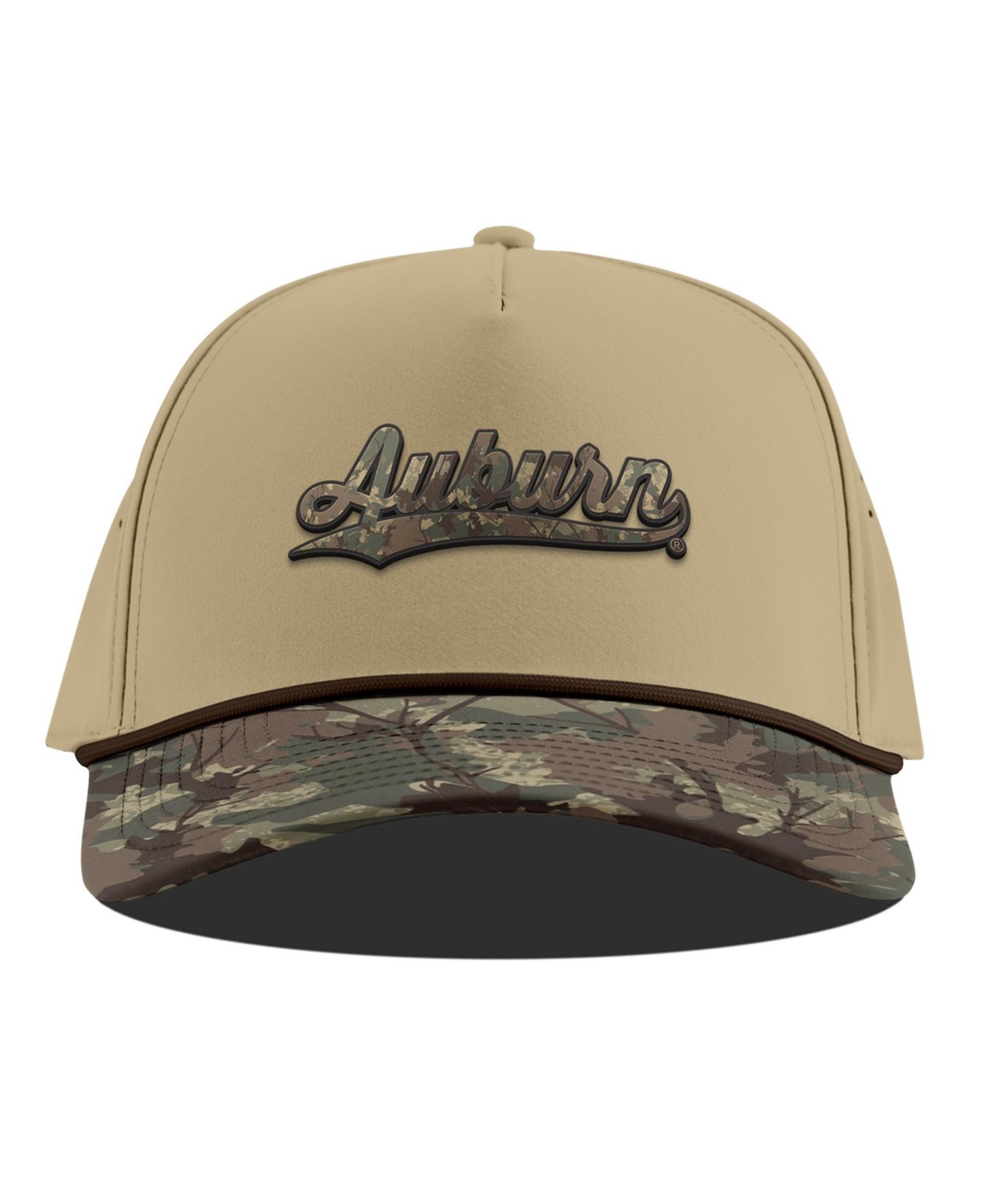 Кепка Branded Bills Tan Auburn Tigers Timber Camo Adjustable Hat — фото 2