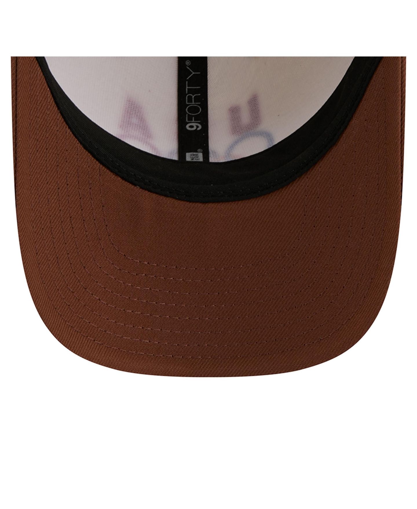 Мужская кепка New Era Cream/Brown 9FORTY M-Crown Adjustable Hat — фото 5