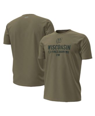 Men's Tan Wisconsin Badgers 2026 Freedom Collection T-Shirt