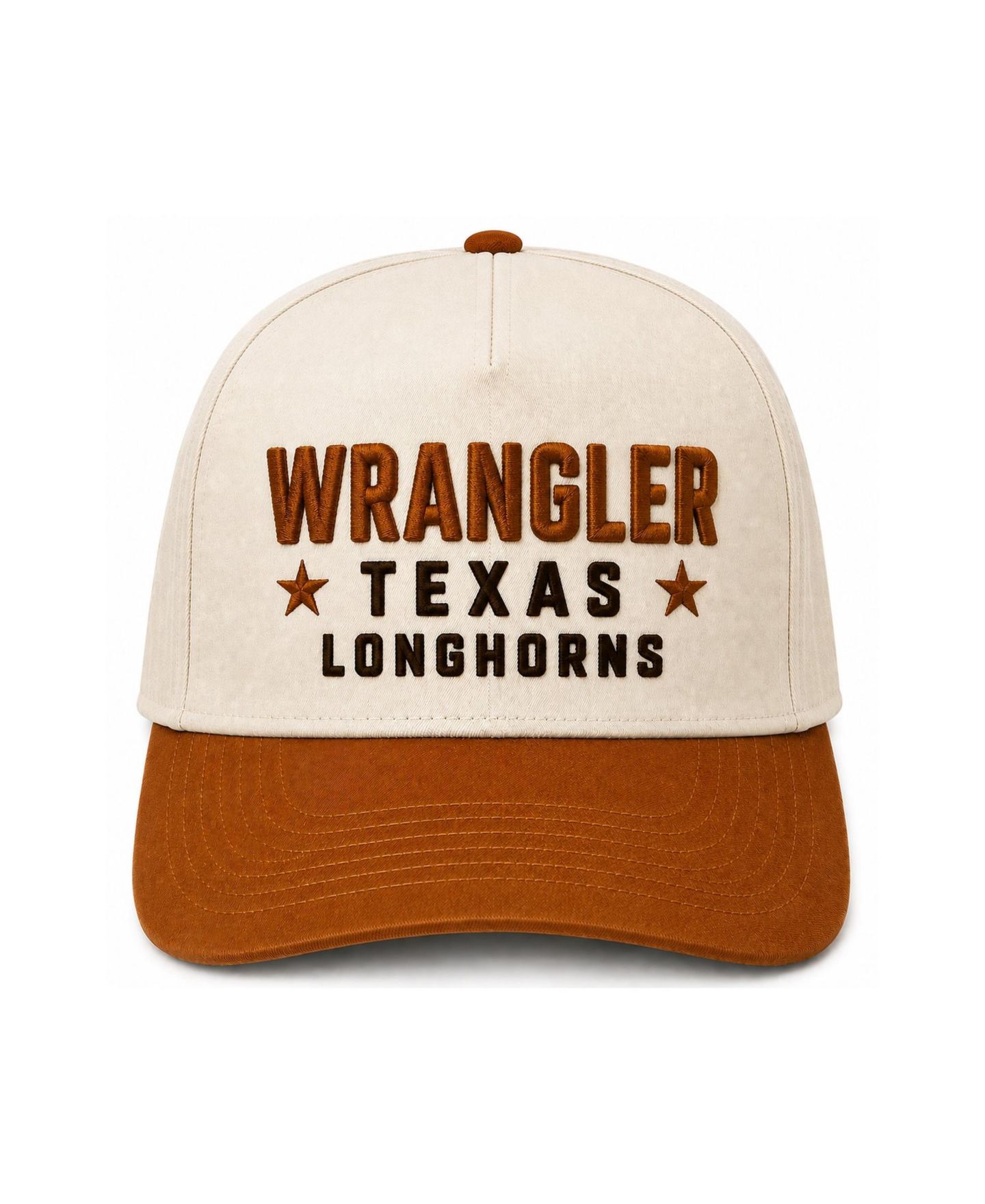 Кепка Cap X x Wrangler Cream/Texas Orange Texas Longhorns Starred Adjustable Hat — фото 1