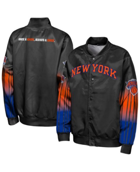 Детская куртка Outerstuff Black New York Knicks Statement Edition Lightweight Satin
