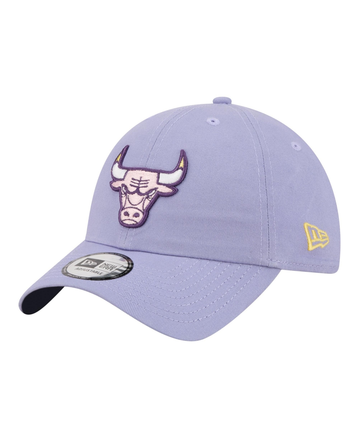 New Era Men's Lavender Chicago Bulls Lavender Pack Casual Classic Adjustable Hat - Lavender