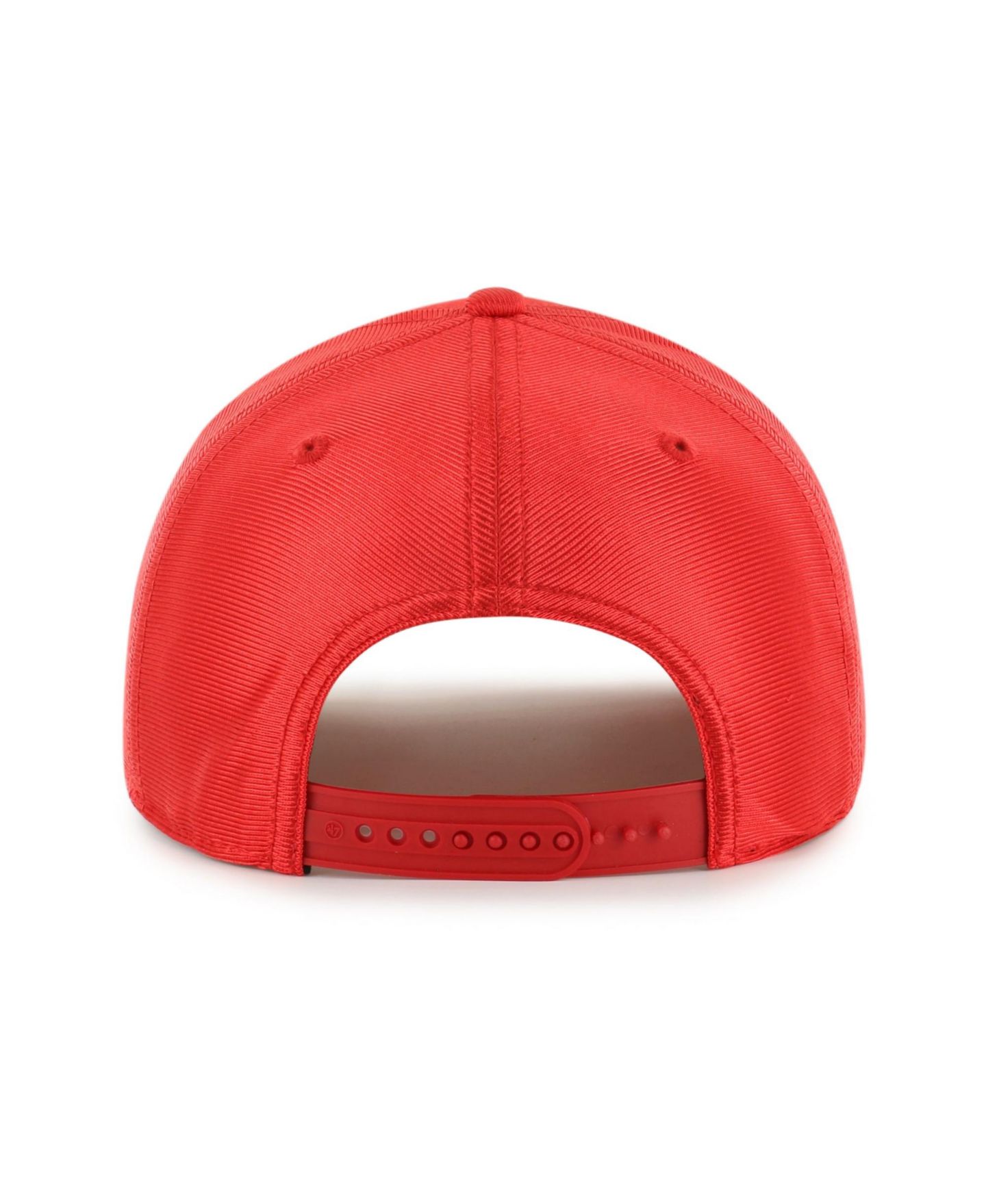 Женская кепка '47 Brand Red Ohio State Buckeyes Glitter Hitch Adjustable Hat — фото 3