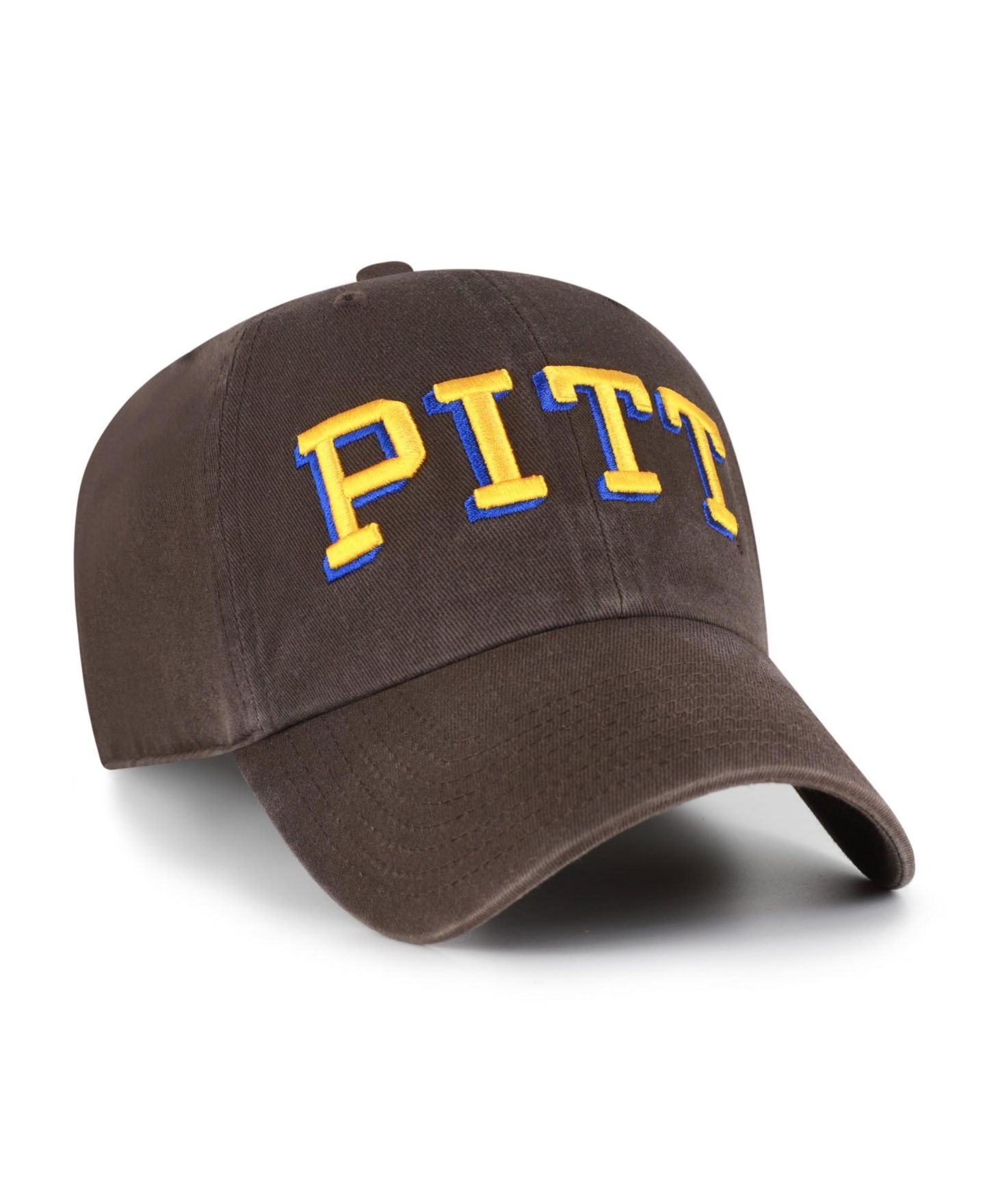 Мужская кепка '47 Brand Brown Pitt Panthers Vault Clean Up Adjustable Hat — фото 2