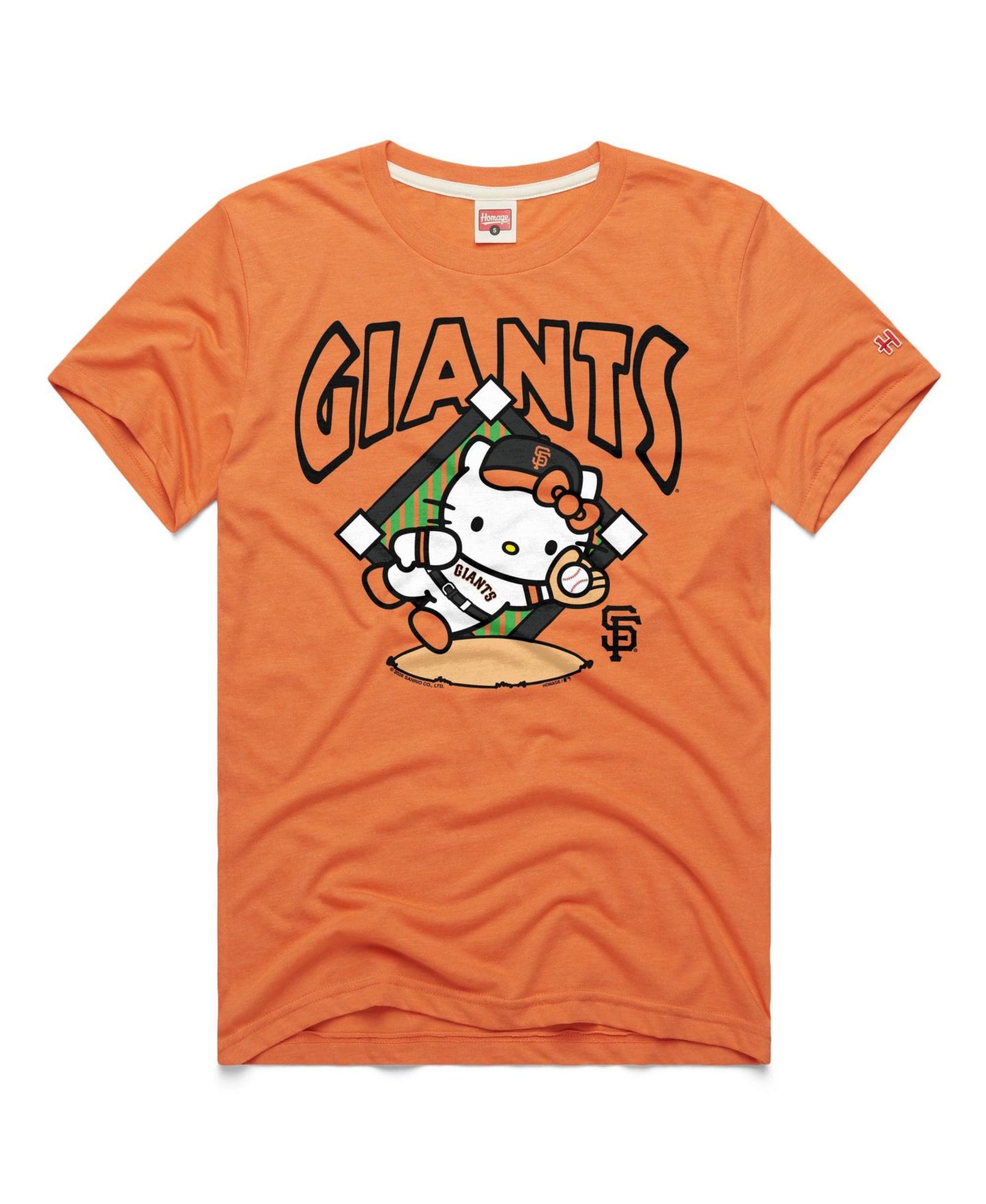 Футболка Homage Orange San Francisco Giants Hello Kitty Tri-Blend — фото 1