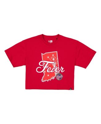 Women's Red Indiana Fever 2026 WNBA Draft Hometown Boxy T-Shirt