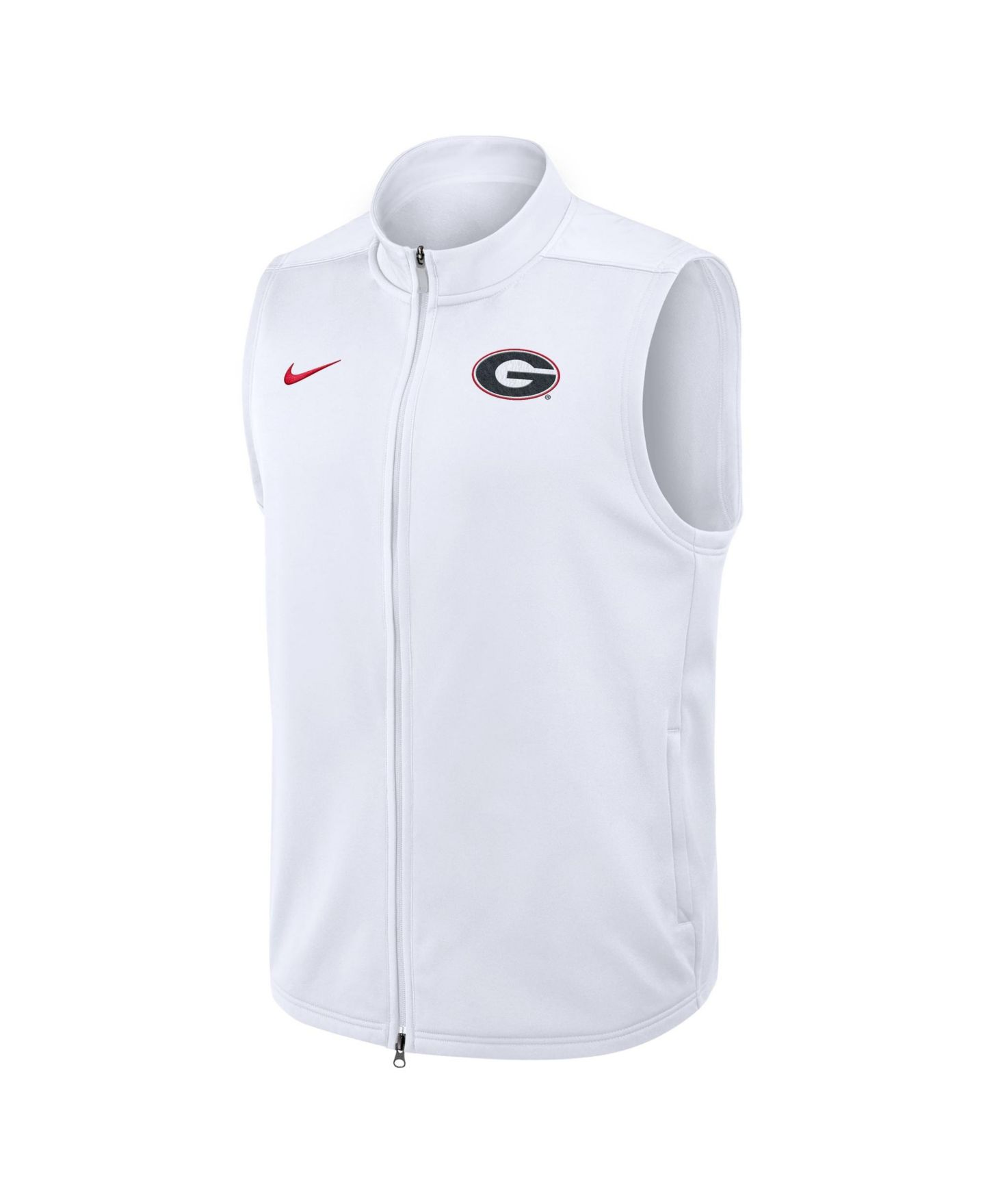 Мужской жилет Nike White Georgia Bulldogs Primetime Victory Therma-FIT Full-Zip Vest — фото 3