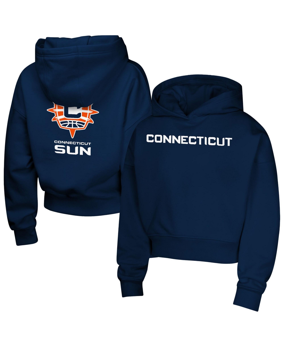 Outerstuff Big Girls Navy Connecticut Sun Closer Pullover Hoodie - Navy