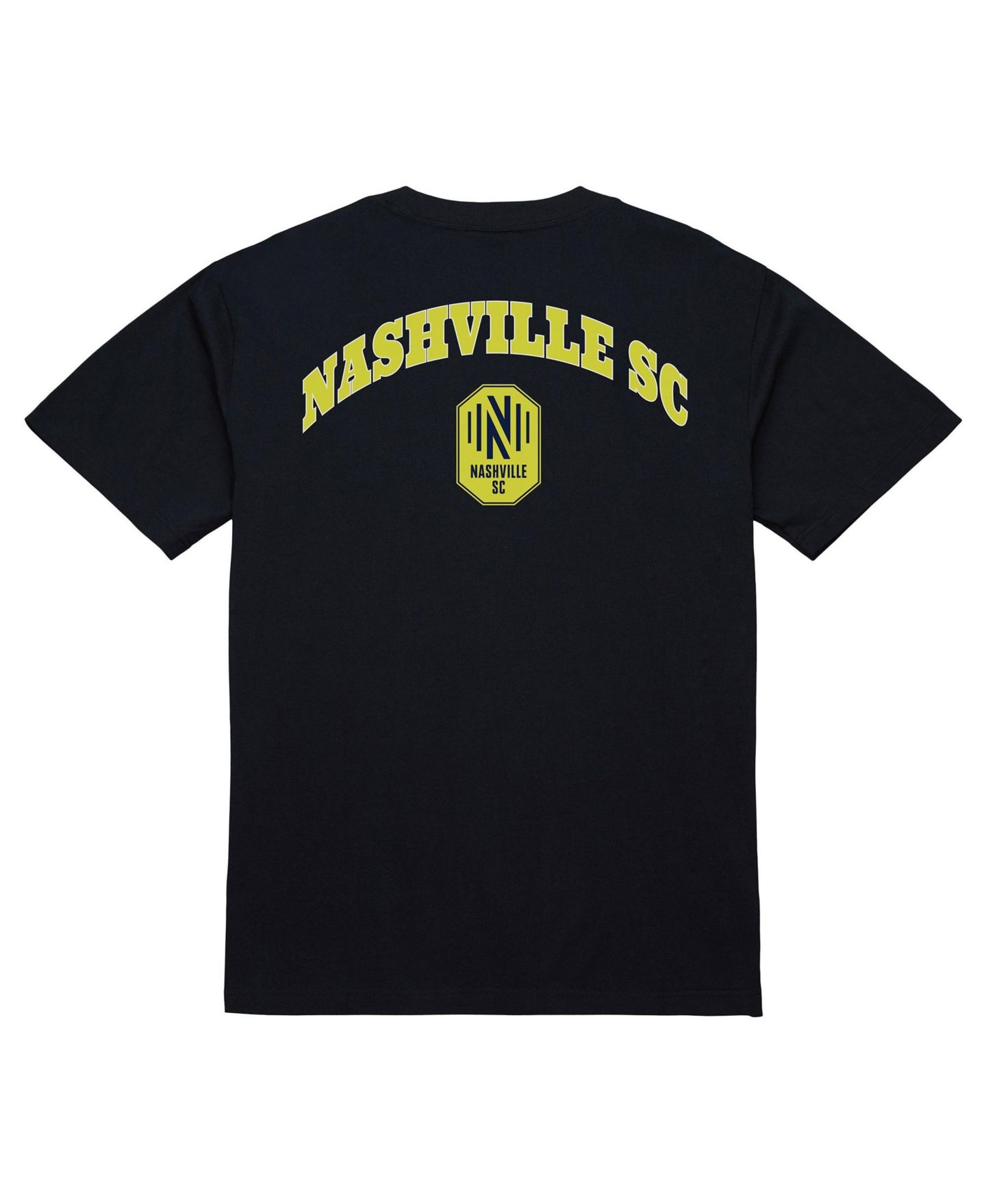 Мужская футболка Mitchell & Ness Black Nashville SC 2-Hit — фото 2