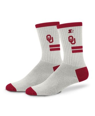 Men's and Women's Cream Oklahoma Sooners Premiere Cushioned Crew Socks