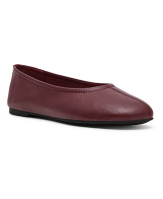 Women's Jamme Leather Ballet Round Toe Flats