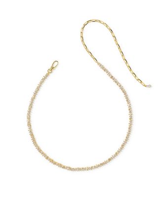Cubic Zirconia Tennis Necklace