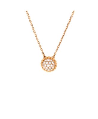 Pre-Owned Van Cleef and Arpels Perlee Round Pendant Necklace