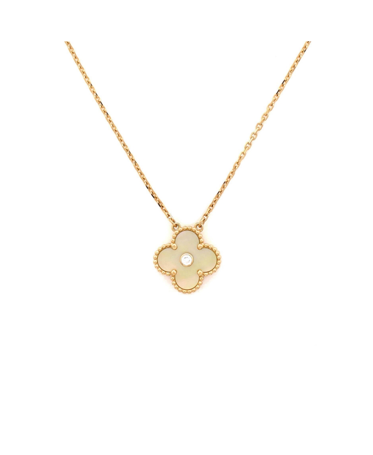 Pre-Owned Van Cleef and Arpels Vintage Alhambra Pendant Necklace - 18k yellow gold