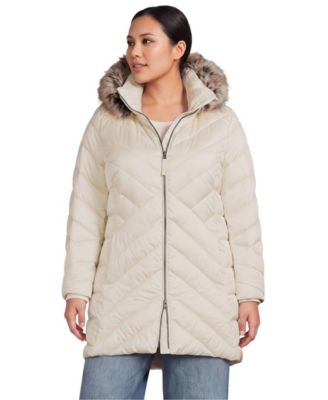 Plus Size FeatherFree Cozy Fleece Lined Winter Coat