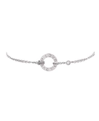 Love Diamond Bracelet (0.03 ct.) in 18K White Gold