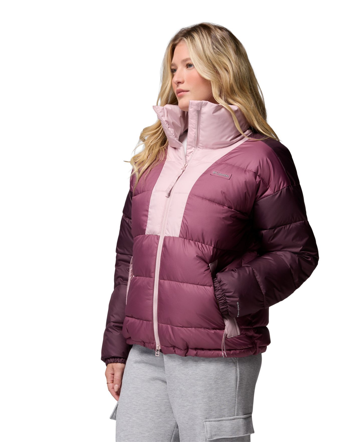 Женская куртка Columbia Pike Lake Puffer, цвет: Состаренный розовато-лиловый — фото 3