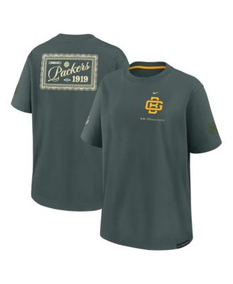 Men's Green Green Bay Packers 2026 Rivalries Collection Boyfriend T-Shirt