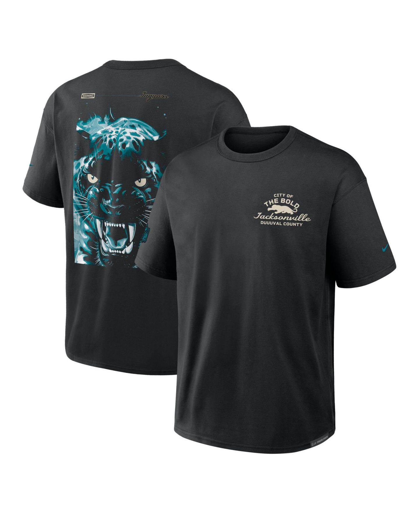 Мужская футболка Nike Black Jacksonville Jaguars 2026 Rivalries Collection Max90 — фото 1