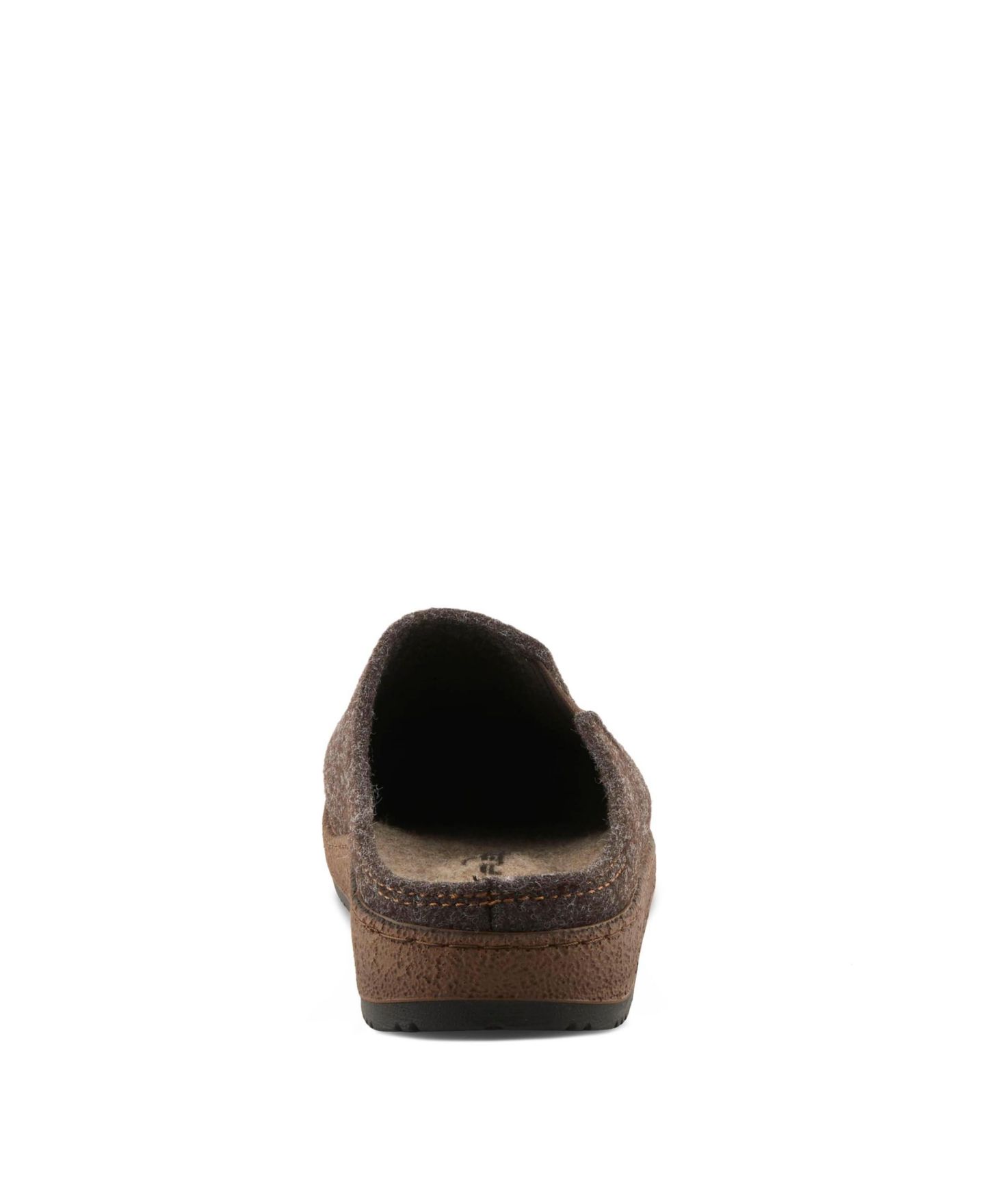 Женские сандалии Flexus Cozily with Faux Fur Padded Lining Slide Clog, цвет: Тёмный коричневый — фото 6